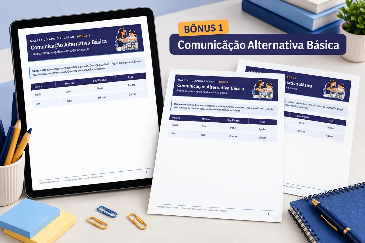 Capa do bônus 1: Comunicação Alternativa Básica